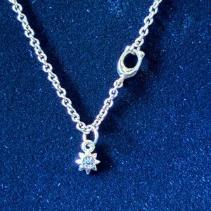 Signature Coach Crystal Star Gold Tone Necklace